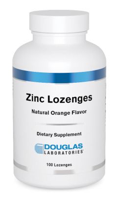 Douglas Labs 202648-100 Zinc Lozenges - orange flavor