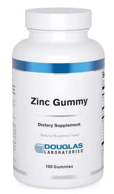 Douglas Labs 202675-100 Zinc Gummy - blueberry flavor