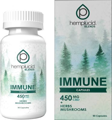 Immune Hemplucid Blends CBD + Herbs & Mushrooms