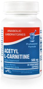 Anabolic Labs 0740 Acetyl L-Carnitine 500mg Caps