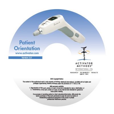 Activator Methods Patient Orientation DVD