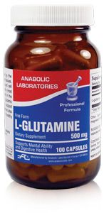Anabolic Labs 0737 L-Glutamine Caps 500mg