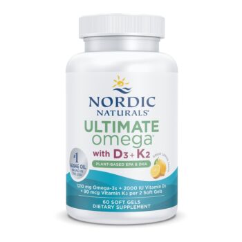 Ultimate Omega with D3 + K2 - Nordic Naturals