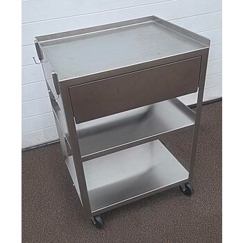 Used Stainless Steel Therapy Cart (Item# 2512)