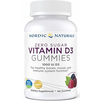 Vitamin D3 Gummies Wild Berry Zero Sugar - Nordic Naturals