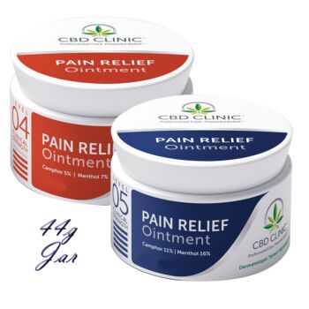 CBD CLINIC 44g Patient Size Jars