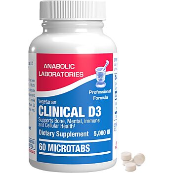 Vitamin D 5,000 IU Vitamin D3 (Clinical D3 Microtabs) - Anabolic Labs