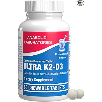 Ultra K2-D3 2000iu Chewable Tabs - Anabolic Labs