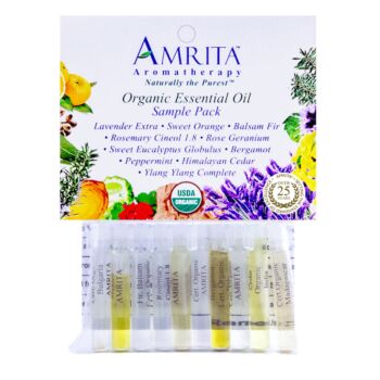 0662 Amrita Aromatherapy Essential Oil Sampler