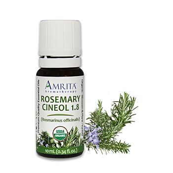 Amrita 4741 Rosemary 1.8 Cineol, 1/3oz, Certified Organic