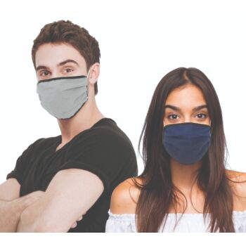 Discontinued Reusable Layered Cloth Face Masks - 5 per bag