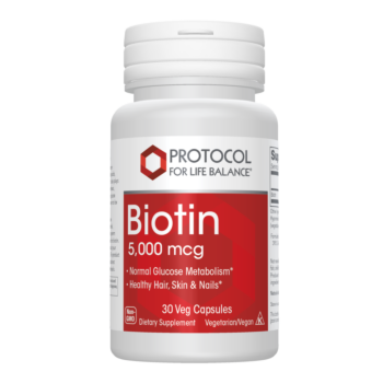 Biotin 5000mcg - Protocol for Life Balance