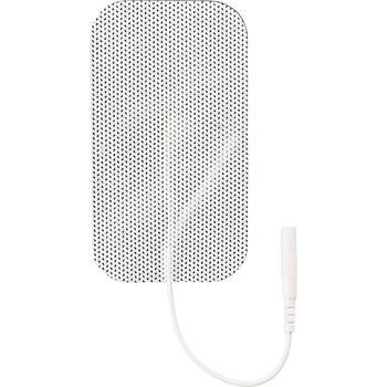 2"X3.5" E1P2035WC2 White Cloth Poly Electrode 4/pk