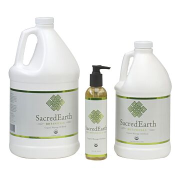 Sacred Earth Botanicals Unscented Massage Oil