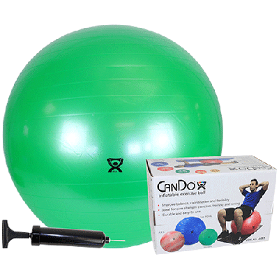 CanDo Economy Exercise Ball - Box & Pump