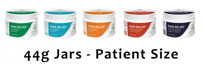CBD CLINIC™ Revolutionary Pain Relief - 44g Patient Size Jars
