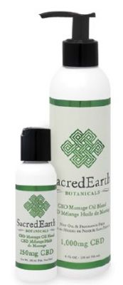 Sacred Earth CBD Massage Oil Blend