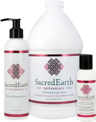 Sacred Earth Botanicals Warming Massage Lotion