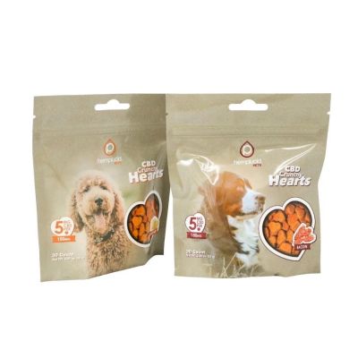 Hemplucid CBD Crunchy Hearts Dog Pet Treats 